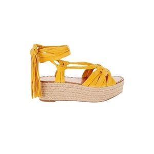 Sigerson Morrison Yellow Cosie Sandals